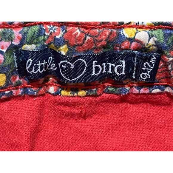 Little Bird By Jools Red Corduroy Skirt 9/12 months - Picture 3 of 6